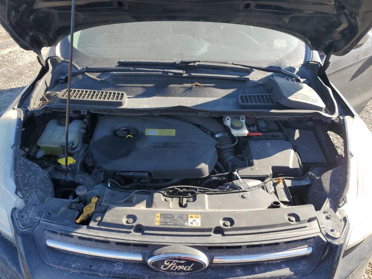2014 Ford Escape VIN 1FMCU0GX4EUB81538 Copart auction photo, undercarriage damage thumbnail 13