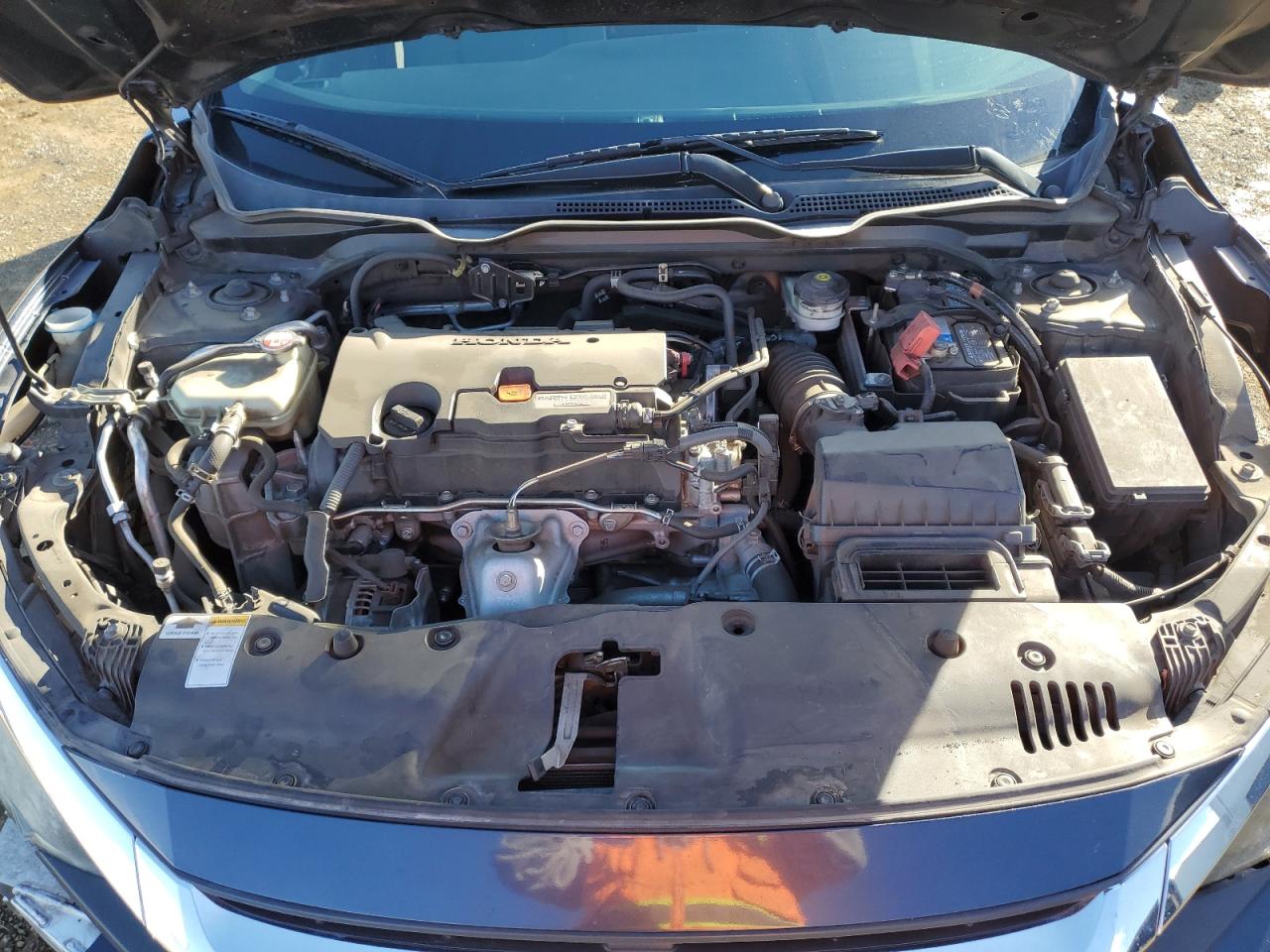 2016 Honda Civic VIN 19XFC2F5XGE202930 Copart auction photo, side / front end damage thumbnail 11