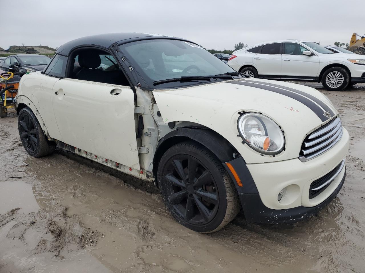 2014 MINI Cooper VIN WMWSX1C53ET507947 Copart auction photo, all over / stripped damage thumbnail 4