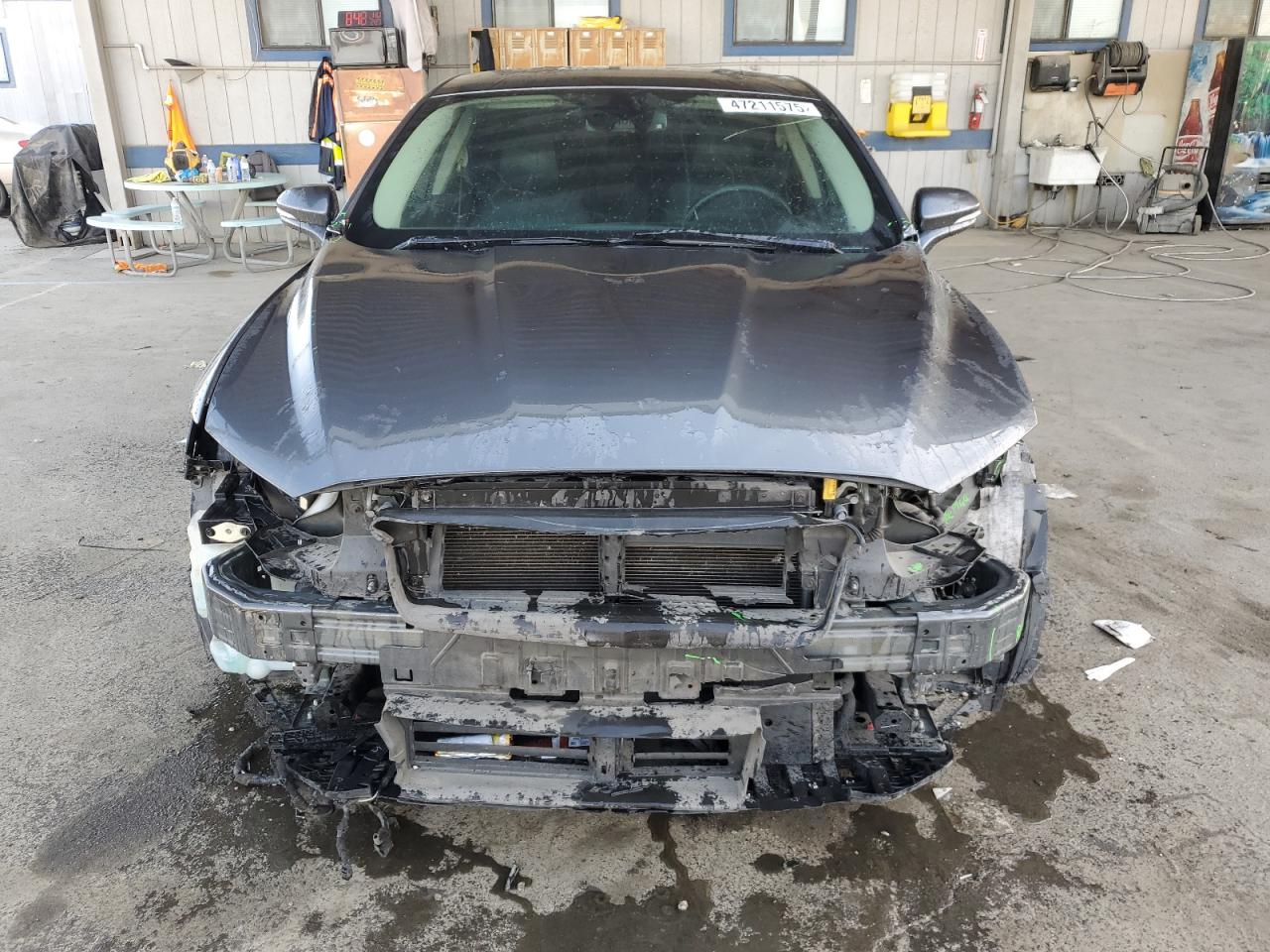 2018 Ford Fusion VIN 3FA6P0LU9JR214027 Copart auction photo, front end / side damage thumbnail 5