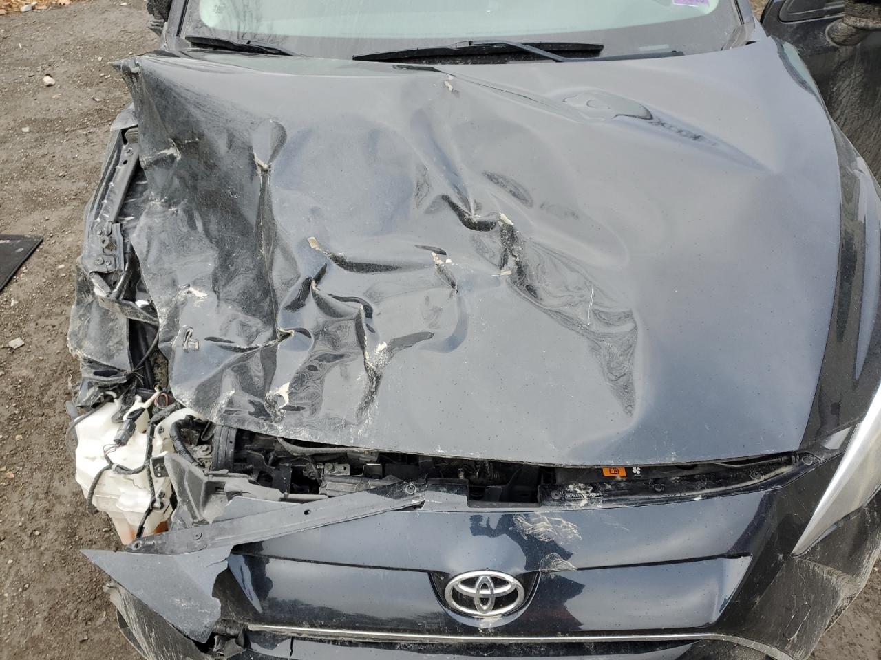 2017 Toyota Yaris VIN 3MYDLBYVXHY149359 Copart auction photo, front end / side damage thumbnail 11