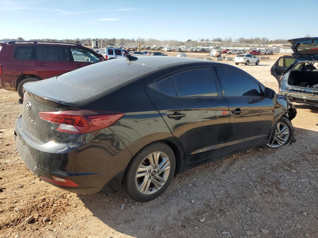 2020 Hyundai Elantra VIN 5NPD84LF6LH536556 Copart auction photo, front end / minor dent/scratches damage thumbnail 3