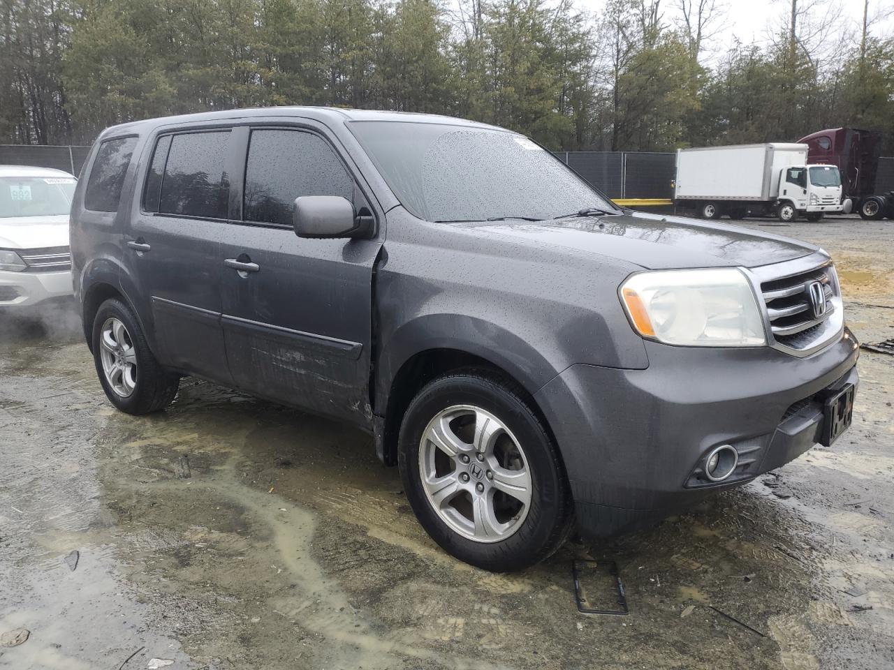 2012 Honda Pilot VIN 5FNYF3H57CB023834 Copart auction photo, side / minor dent/scratches damage thumbnail 4
