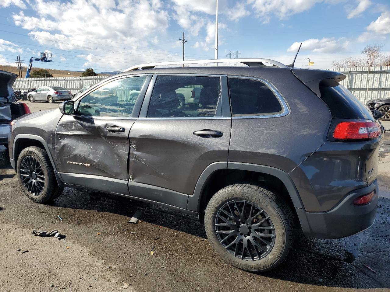 2016 Jeep Grand Cherokee VIN 1C4PJMDB1GW279674 Copart auction photo, side / front end damage thumbnail 2