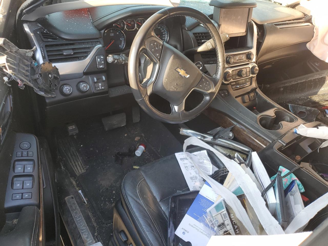 2019 Chevrolet Tahoe VIN 1GNSKBKC4KR252720 Copart auction photo, rollover damage thumbnail 8