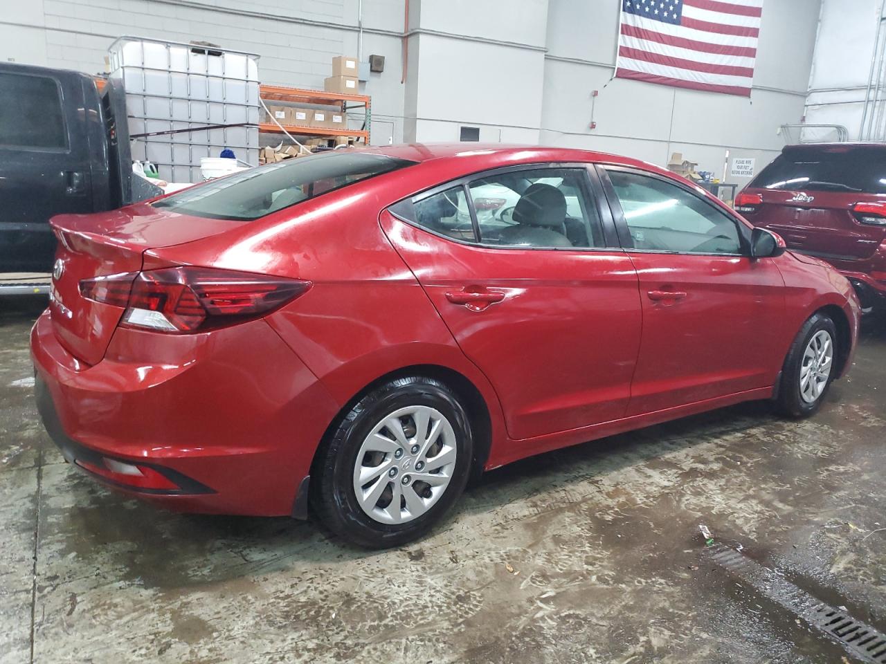 2020 Hyundai Elantra VIN KMHD74LF6LU989001 Copart auction photo, front end / hail damage thumbnail 3