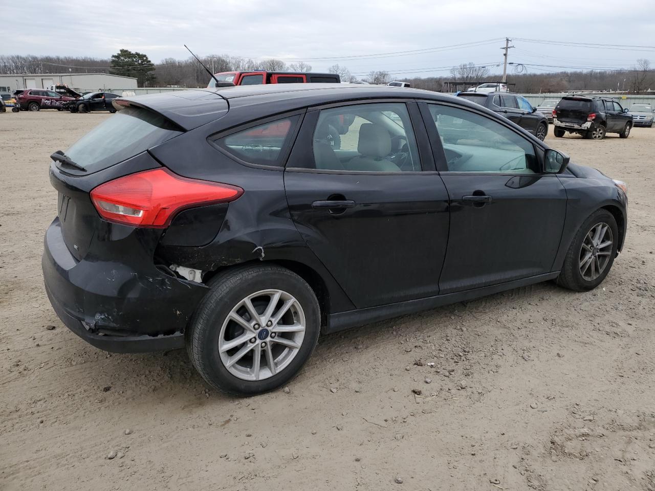 2018 Ford Focus VIN 1FADP3K25JL251129 Copart auction photo, rear end damage thumbnail 3