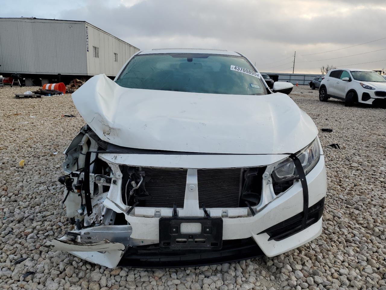 2016 Honda Civic VIN 2HGFC2F71GH517428 Copart auction photo, front end / rear end damage thumbnail 5