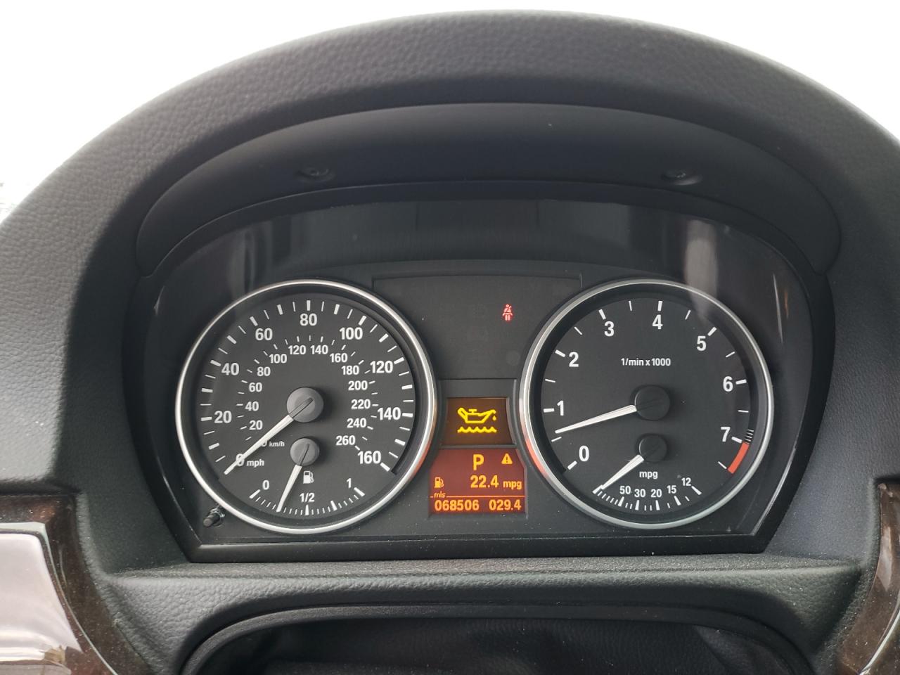 2007 BMW 3er VIN WBAVC535X7FZ74543 Copart auction photo, front end / rear end damage thumbnail 9