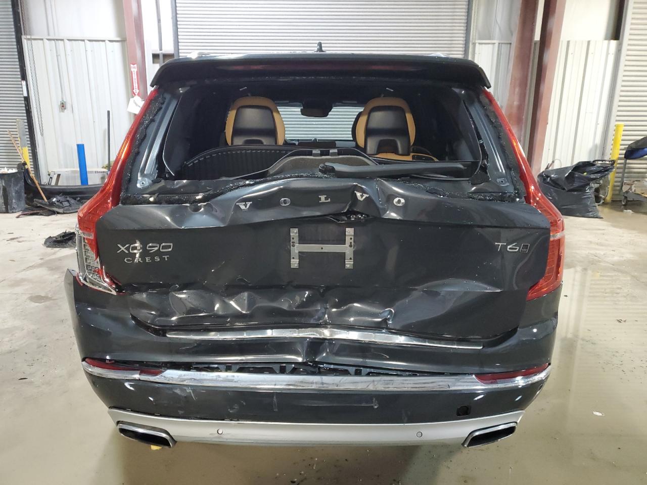 2021 Volvo XC90 VIN YV4A22PLXM1697796 Copart auction photo, rear end / minor dent/scratches damage thumbnail 6