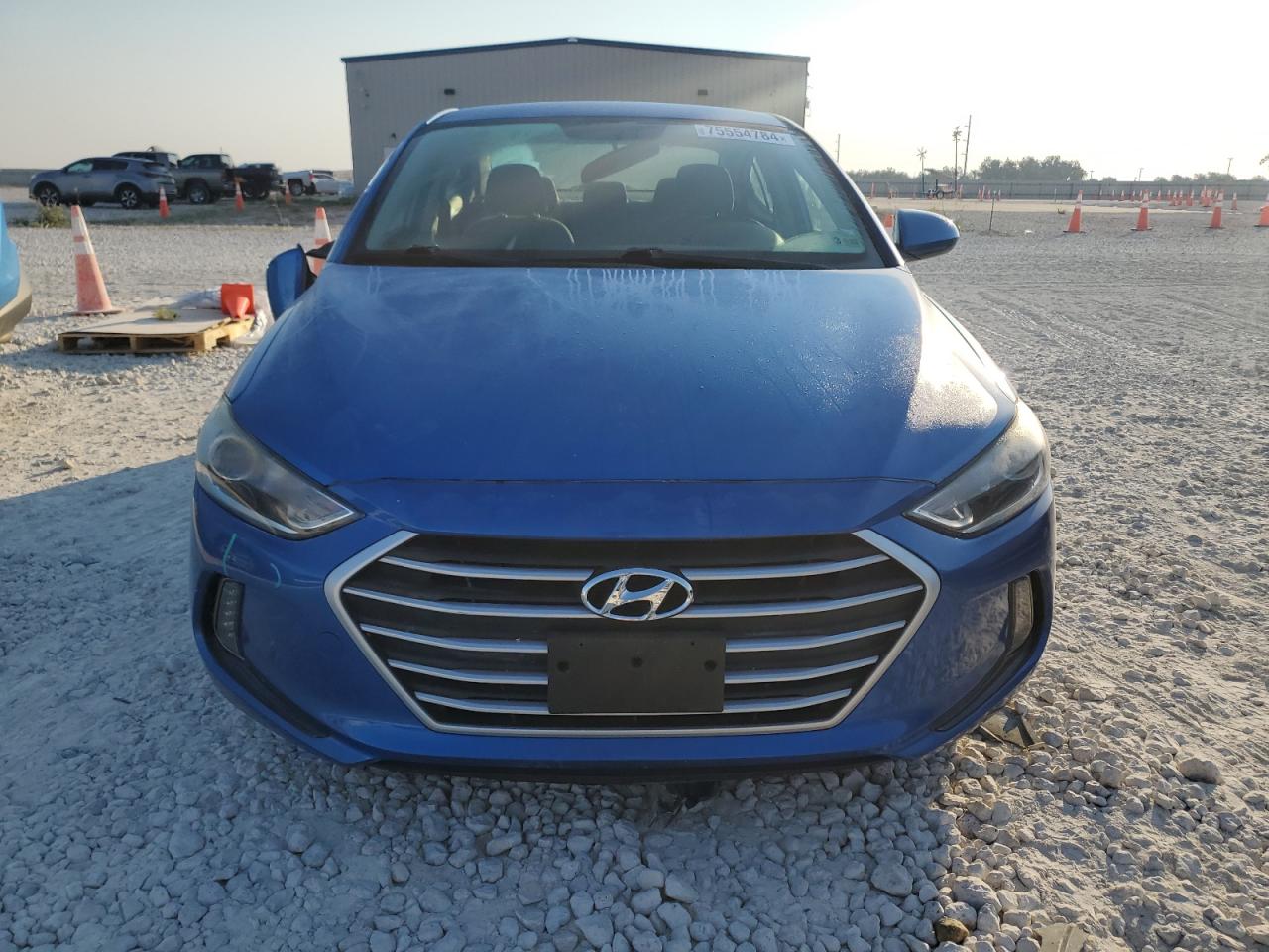 2017 Hyundai Elantra VIN KMHD84LF0HU141930 Copart auction photo, side damage thumbnail 5
