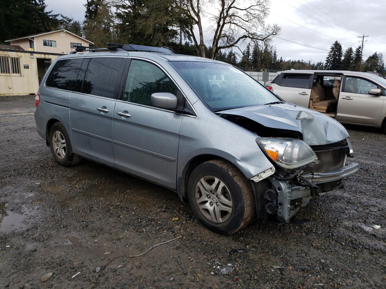 2007 Honda Odyssey VIN 5FNRL38787B054854 Copart auction photo, front end damage thumbnail 4