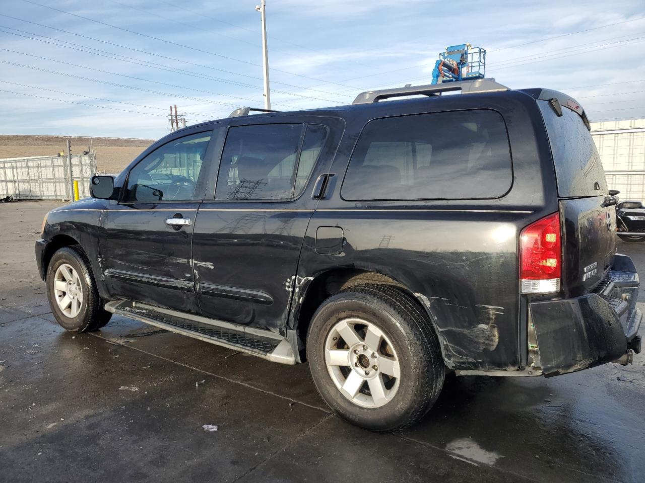 2004 Nissan Armada VIN 5N1AA08B74N725770 Copart auction photo, side / rear end damage thumbnail 2