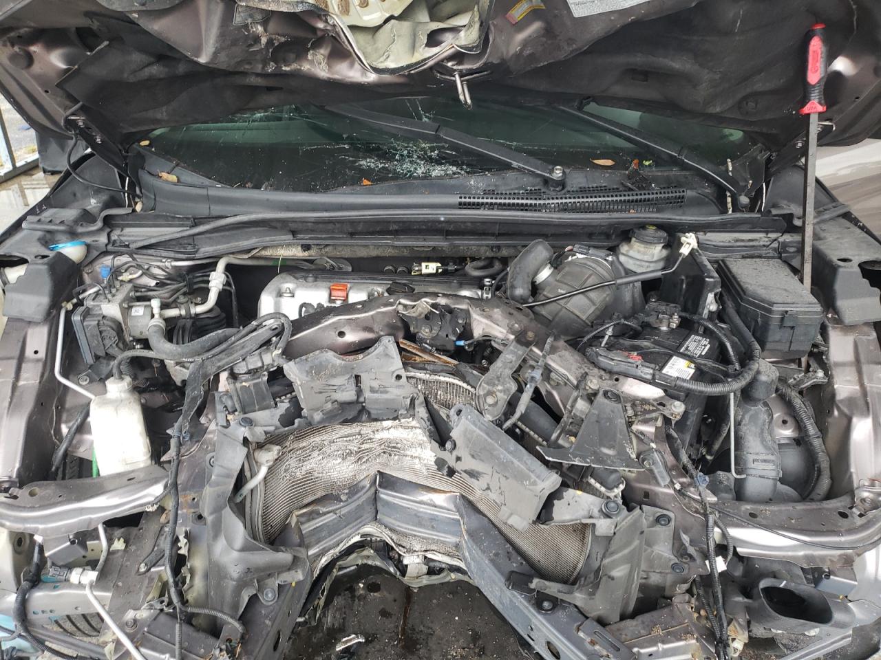 2014 Honda CR-V VIN 3CZRM3H55EG706262 Copart auction photo, front end damage thumbnail 13