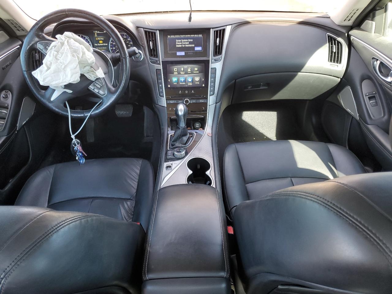 2017 Infiniti Q50 VIN JN1EV7AP0HM736682 Copart auction photo, front end damage thumbnail 8
