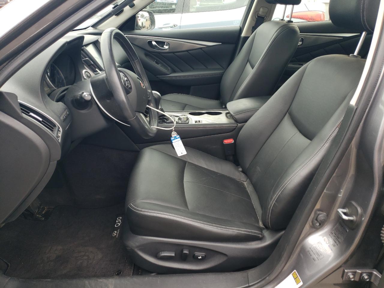 2015 Infiniti Q50 VIN JN1BV7AP4FM354381 Copart auction photo, rear end damage thumbnail 7