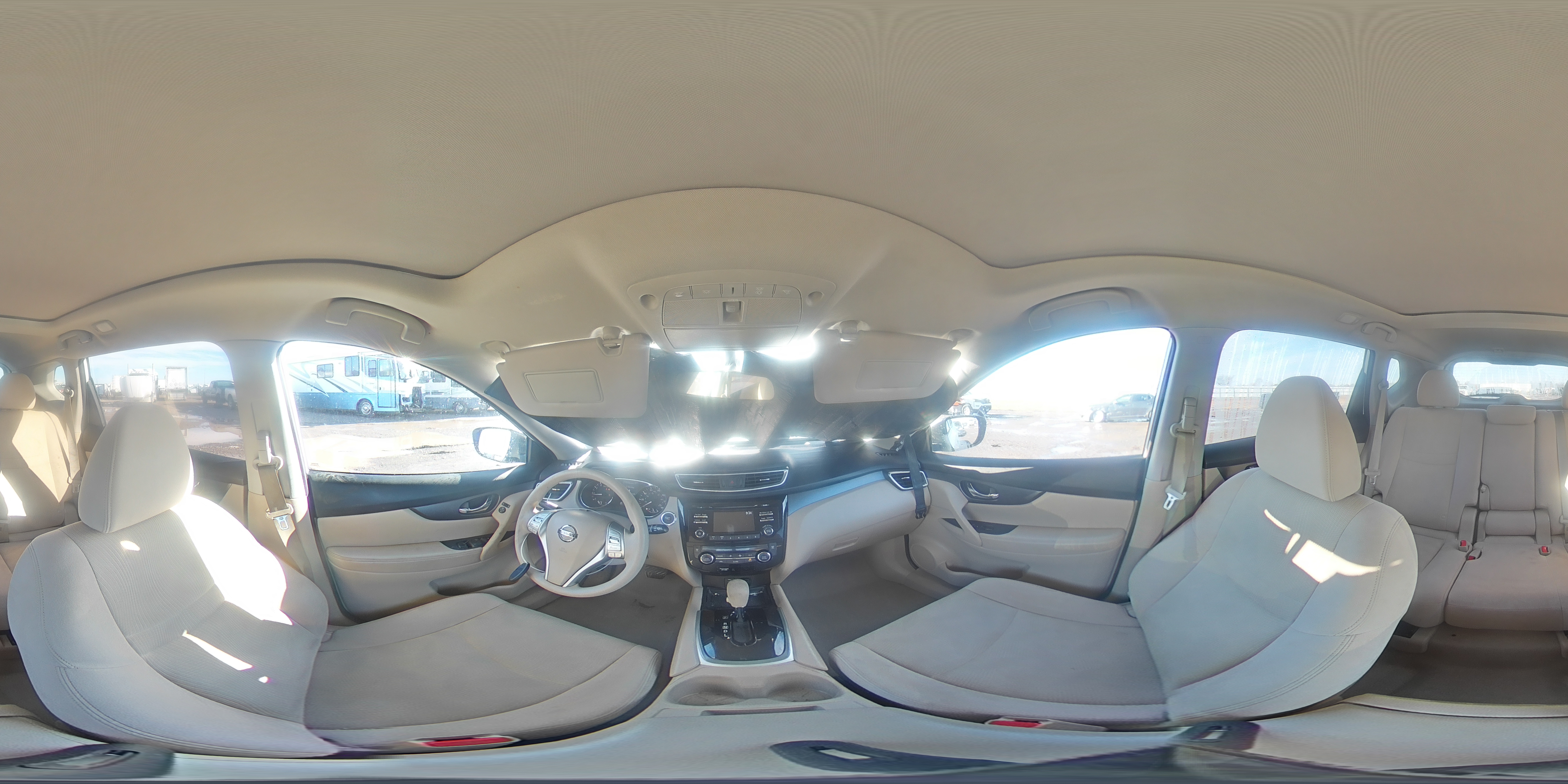 2014 Nissan Rogue VIN 5N1AT2MV9EC827235 Copart auction photo, front end / side damage thumbnail 12