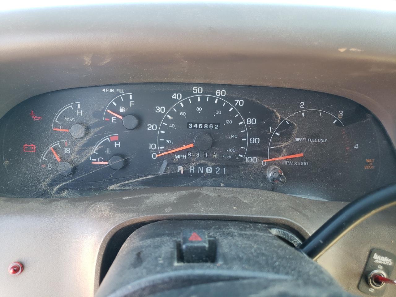 1999 Ford F250 VIN 1FTNW20F4XEE86796 Copart auction photo, all over / mechanical damage thumbnail 9