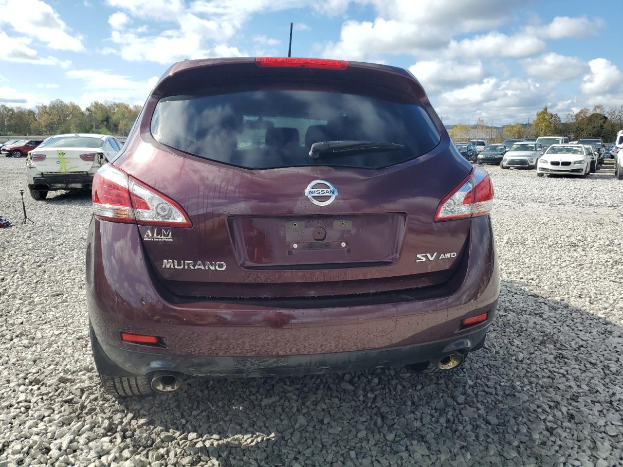 2014 Nissan Murano VIN JN8AZ1MW9EW528014 Copart auction photo, side damage thumbnail 6