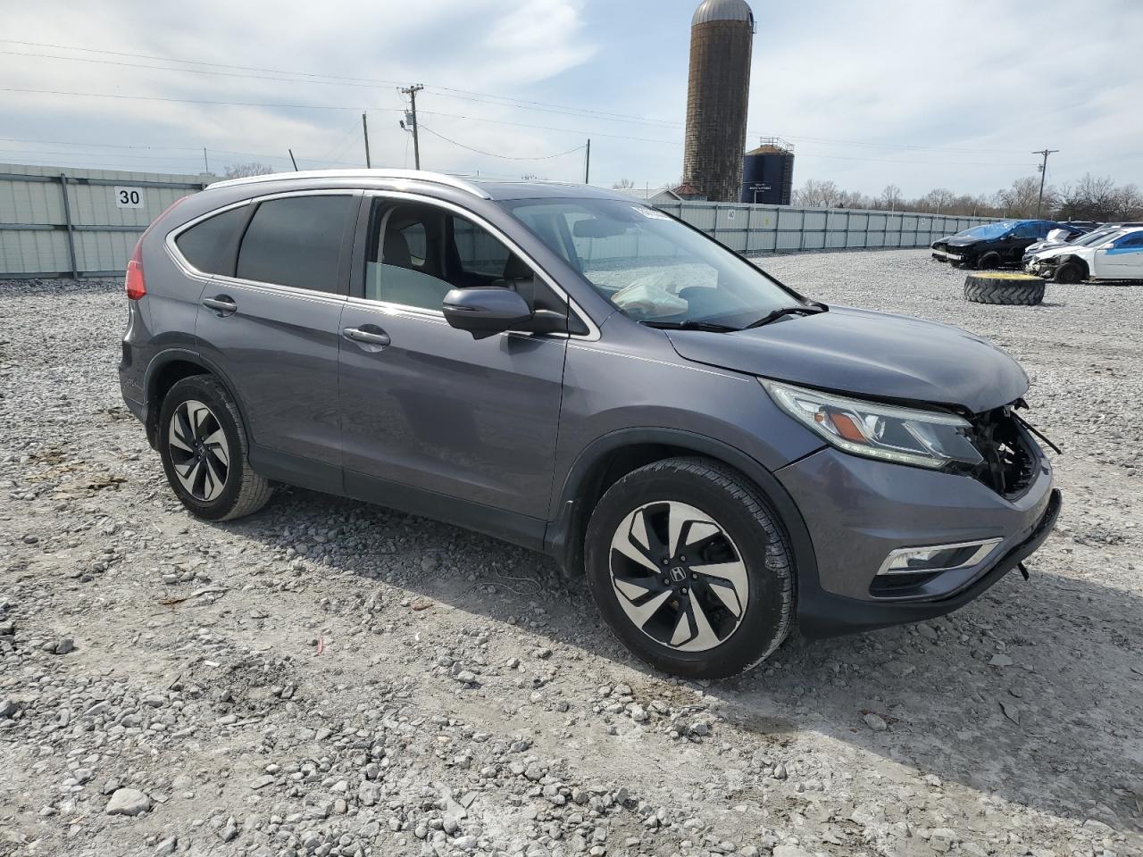 2015 Honda CR-V VIN 5J6RM4H94FL126935 Copart auction photo, front end damage thumbnail 4