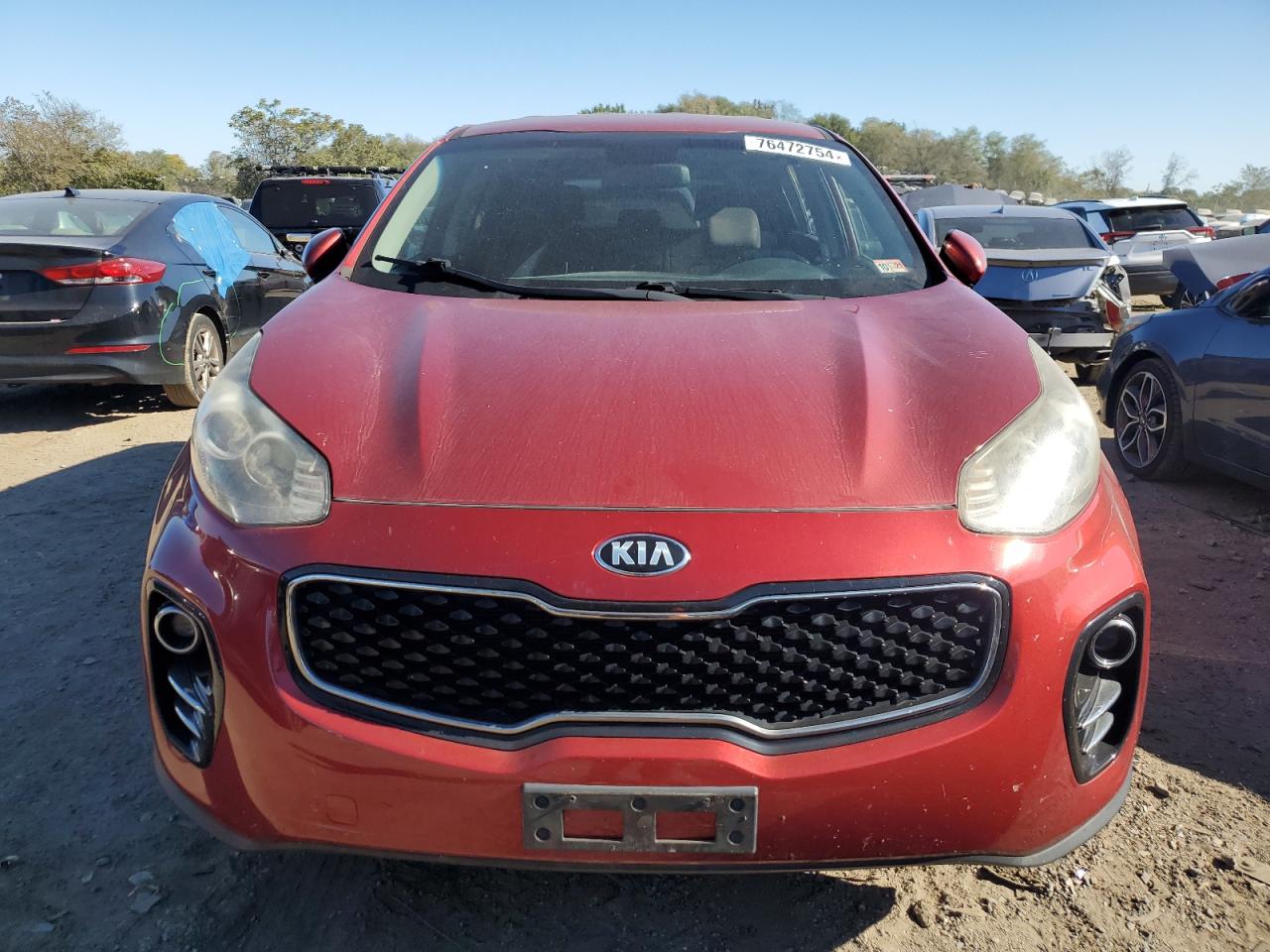 2017 KIA Sportage VIN KNDPMCACXH7101272 Copart auction photo, vandalism / minor dent/scratches damage thumbnail 5