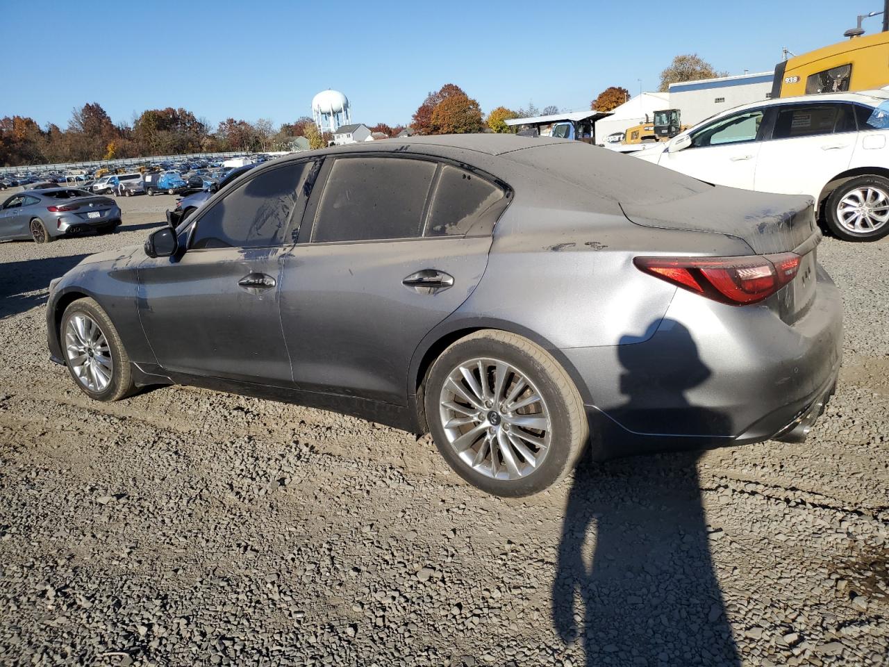 2019 Infiniti Q50 VIN JN1EV7AR6KM592547 Copart auction photo, side damage thumbnail 2