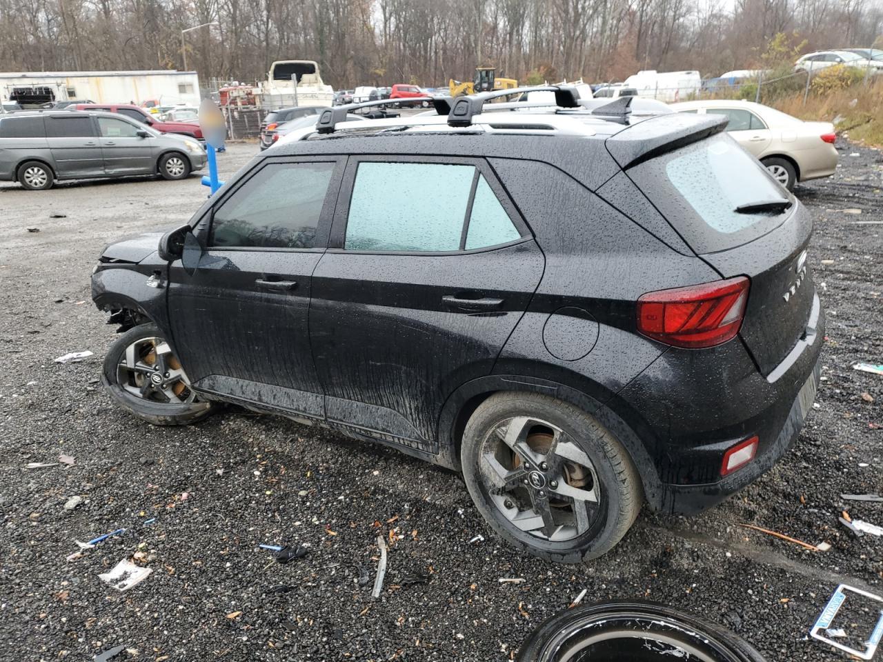2021 Hyundai Venue VIN KMHRC8A39MU086084 Copart auction photo, front end damage thumbnail 2