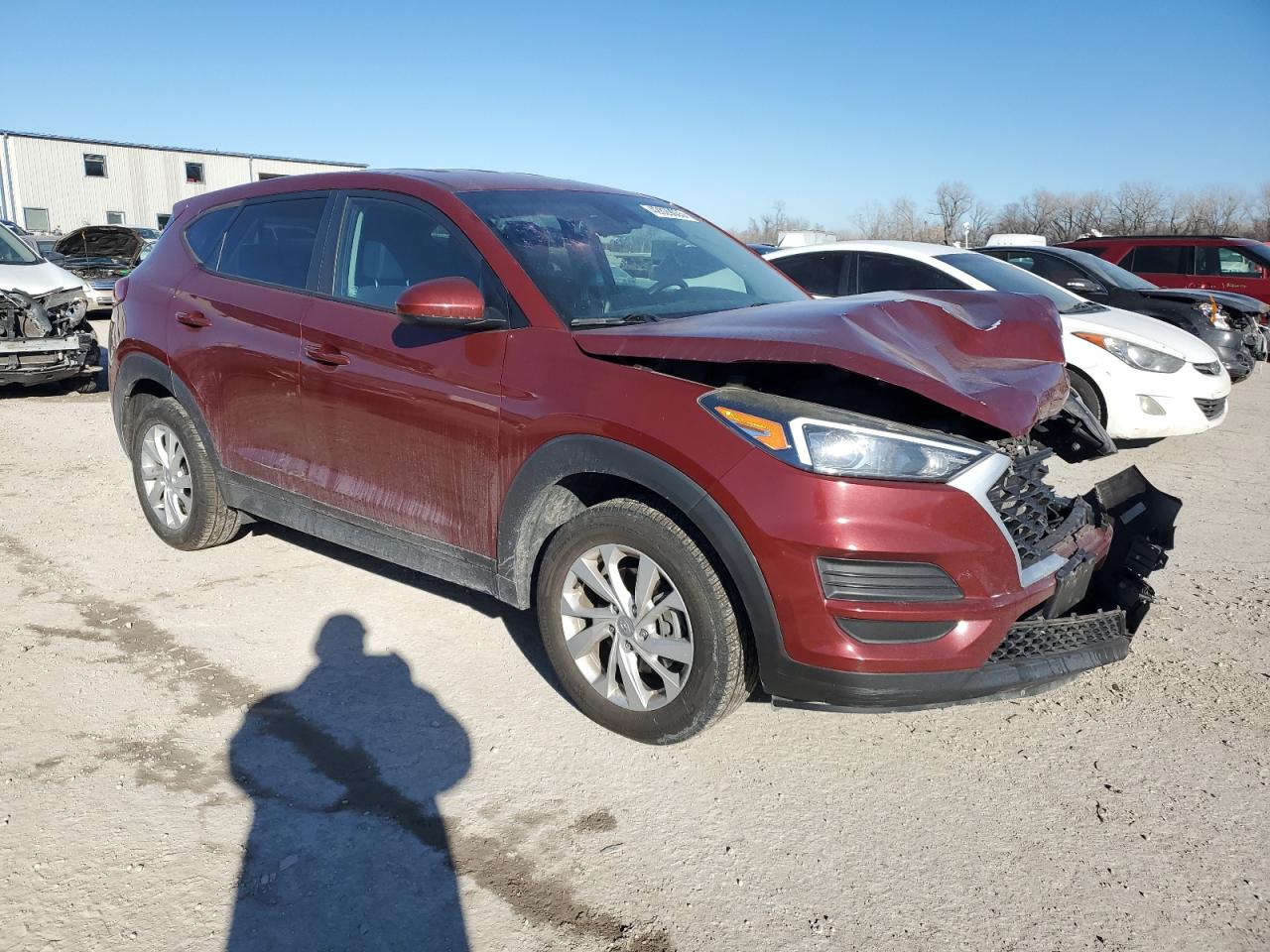 2019 Hyundai Tucson VIN KM8J23A43KU893712 Copart auction photo, front end / minor dent/scratches damage thumbnail 4