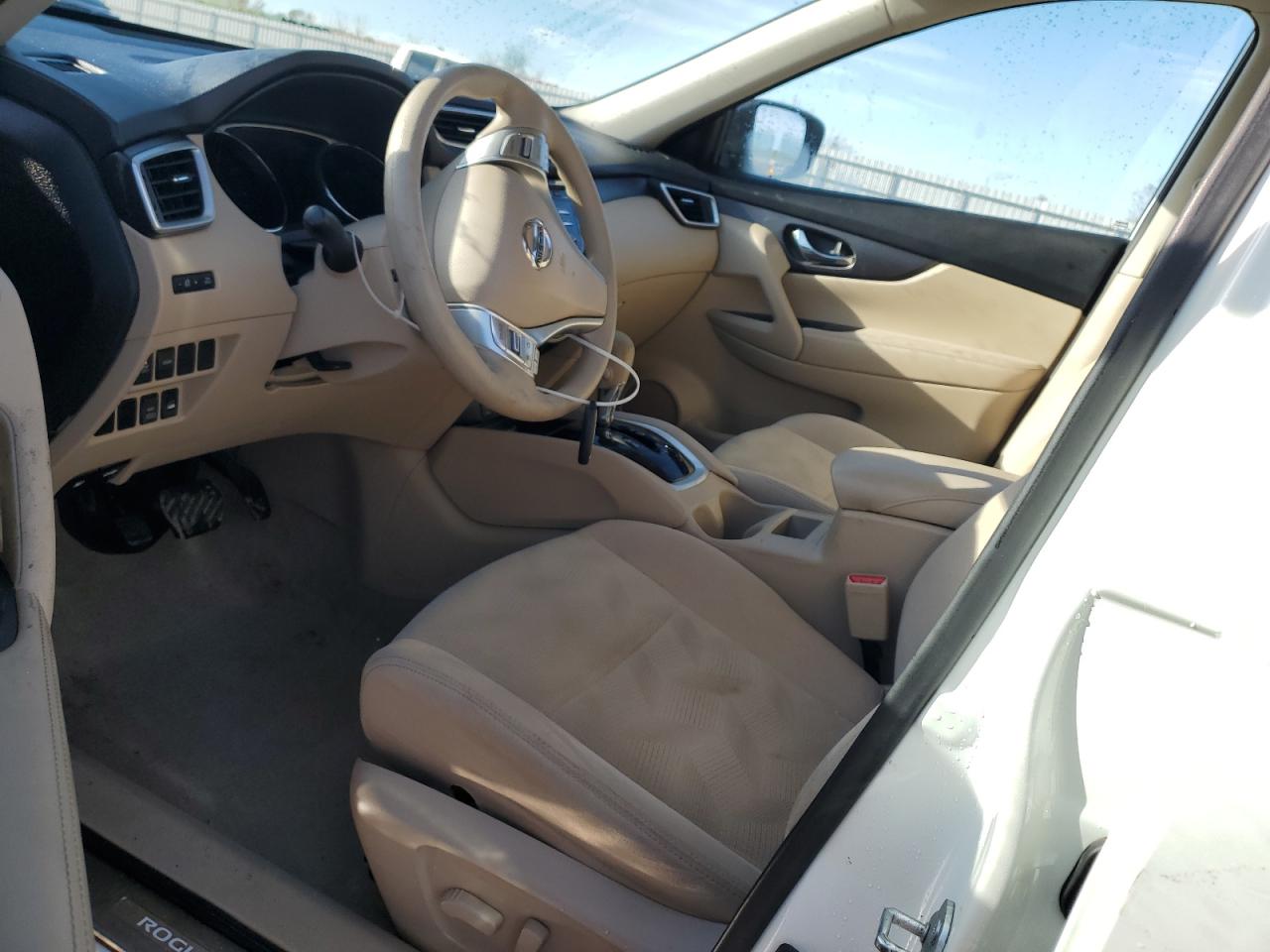 2014 Nissan Rogue VIN 5N1AT2MV9EC827235 Copart auction photo, front end / side damage thumbnail 7