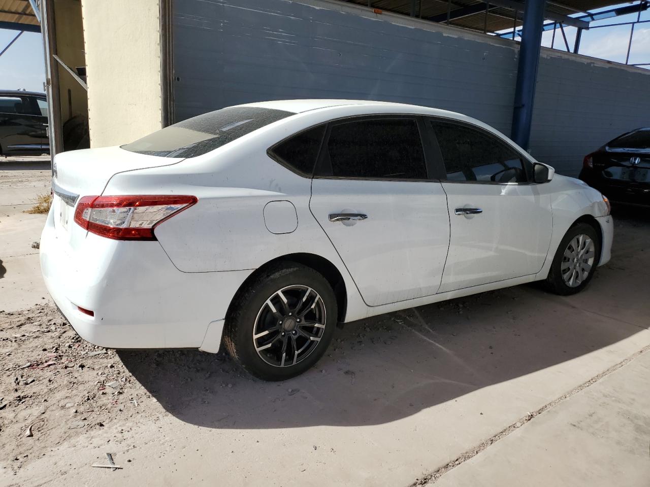2015 Nissan Sentra VIN 3N1AB7AP3FY357502 Copart auction photo, front end / rear end damage thumbnail 3