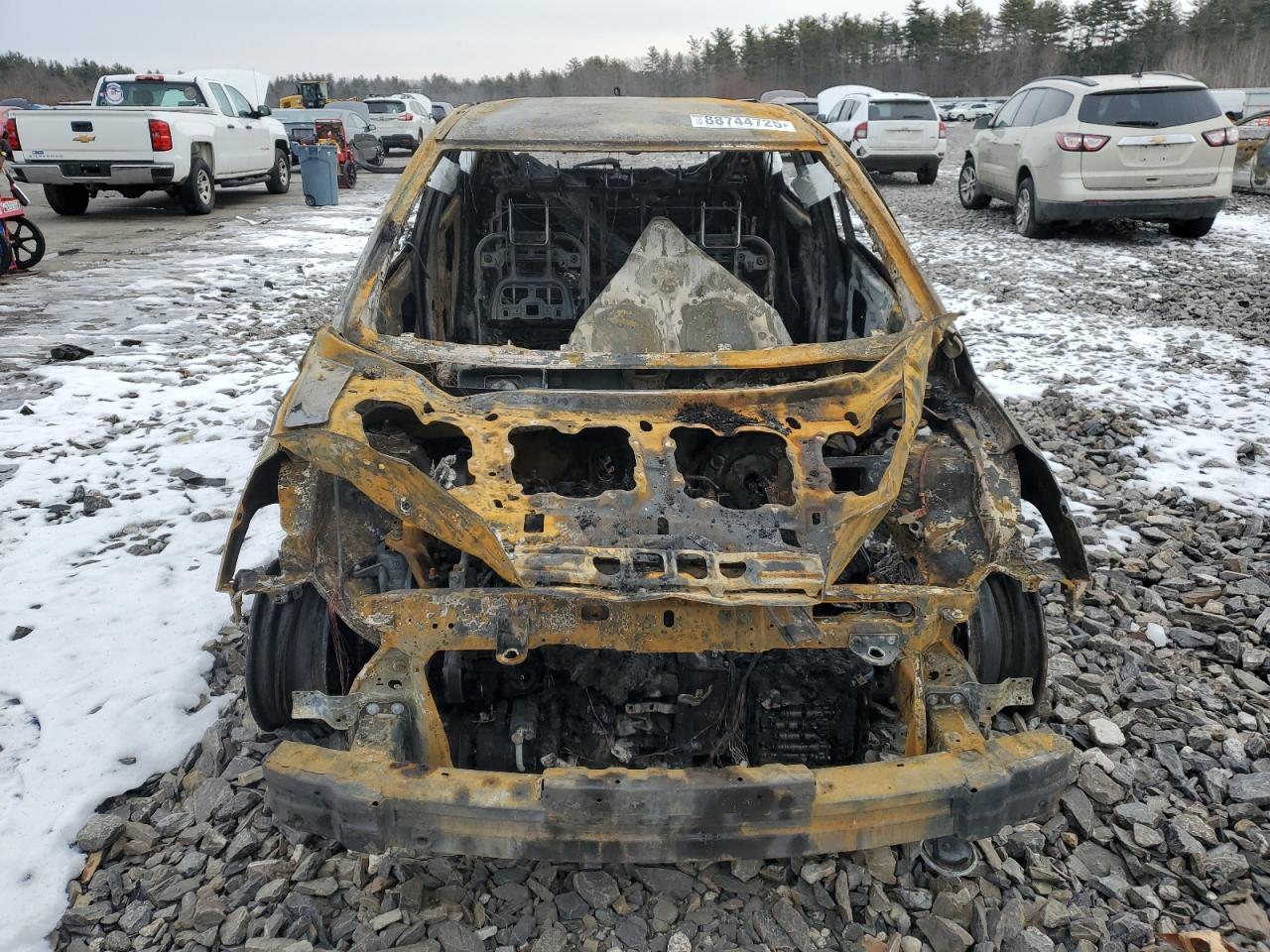2013 Hyundai Accent VIN KMHCT5AE4DU060529 Copart auction photo, burn damage thumbnail 5