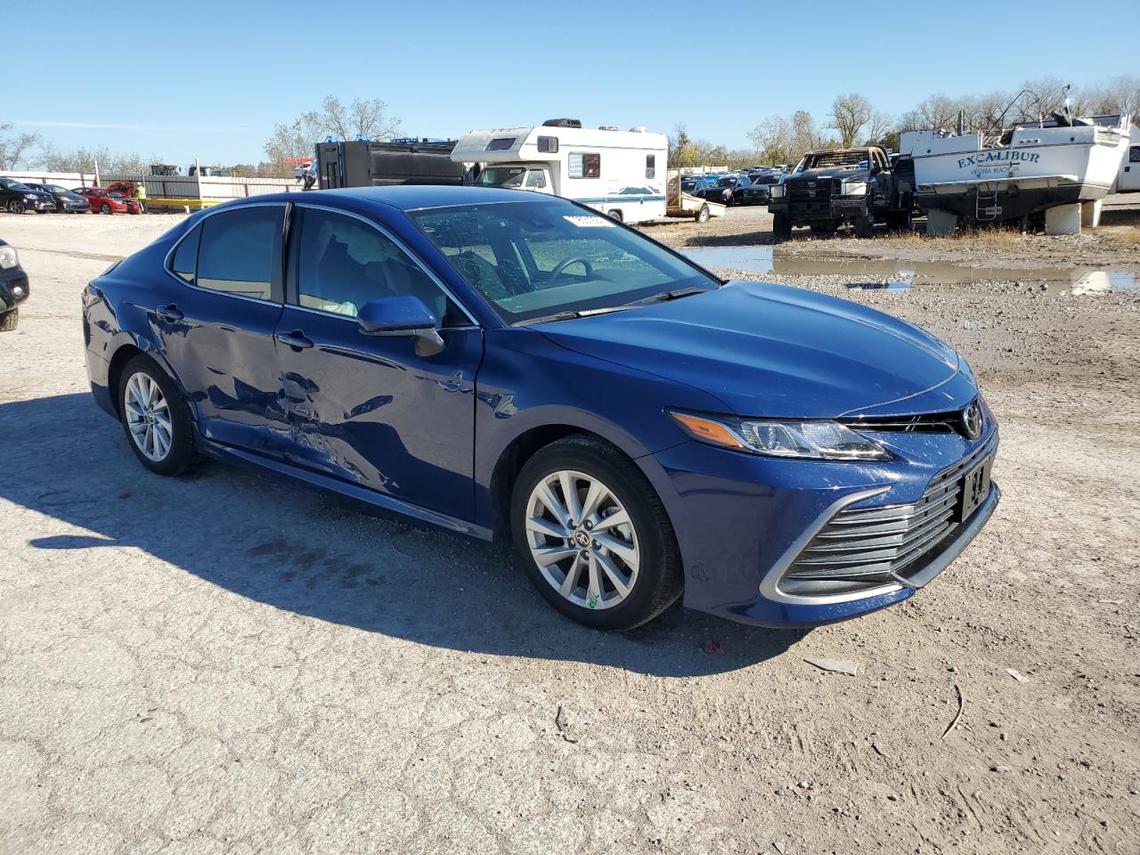 2023 Toyota Camry VIN 4T1C11AK7PU143820 Copart auction photo, side / minor dent/scratches damage thumbnail 4