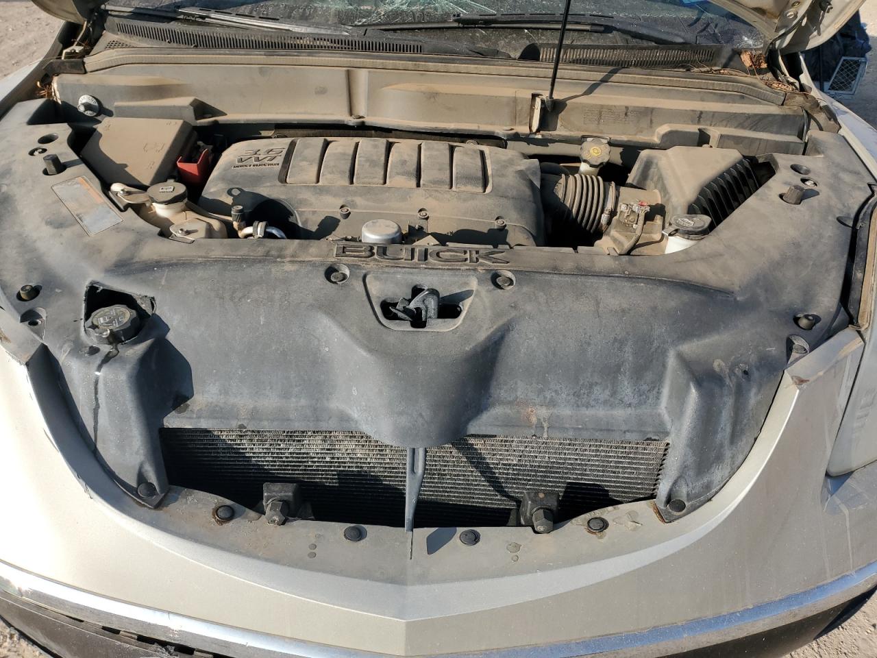 2012 Buick Enclave VIN 5GAKRCED6CJ101250 Copart auction photo, side / front end damage thumbnail 12