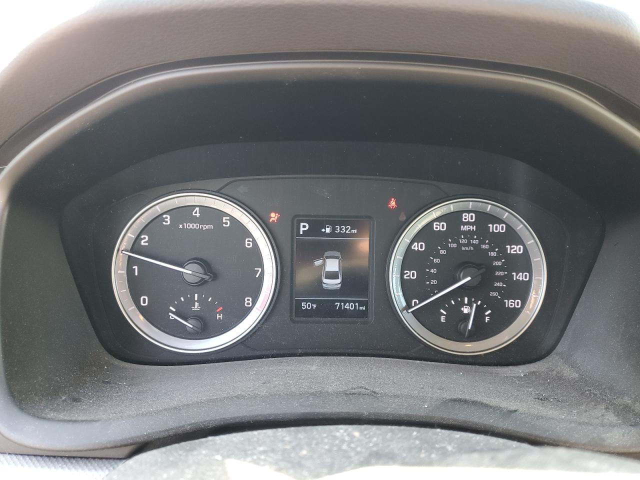 2019 Hyundai Sonata VIN 5NPE24AF1KH757411 Copart auction photo, rear end / front end damage thumbnail 9