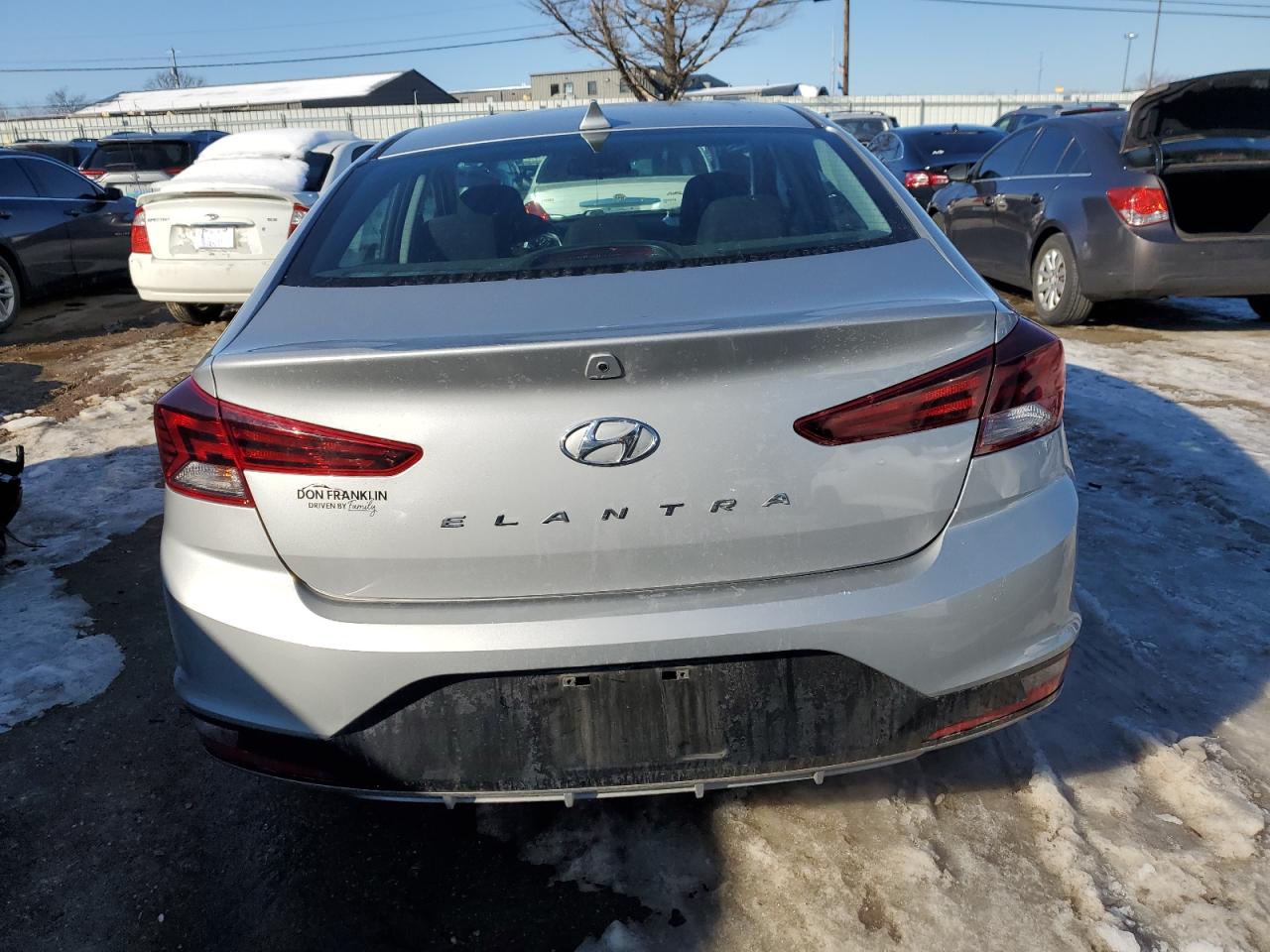 2020 Hyundai Elantra VIN KMHD84LF6LU080804 Copart auction photo, front end damage thumbnail 6