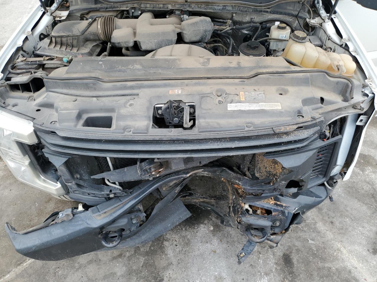 2017 Ford F250 VIN 1FT7X2B67HEF51208 Copart auction photo, front end / rear end damage thumbnail 12