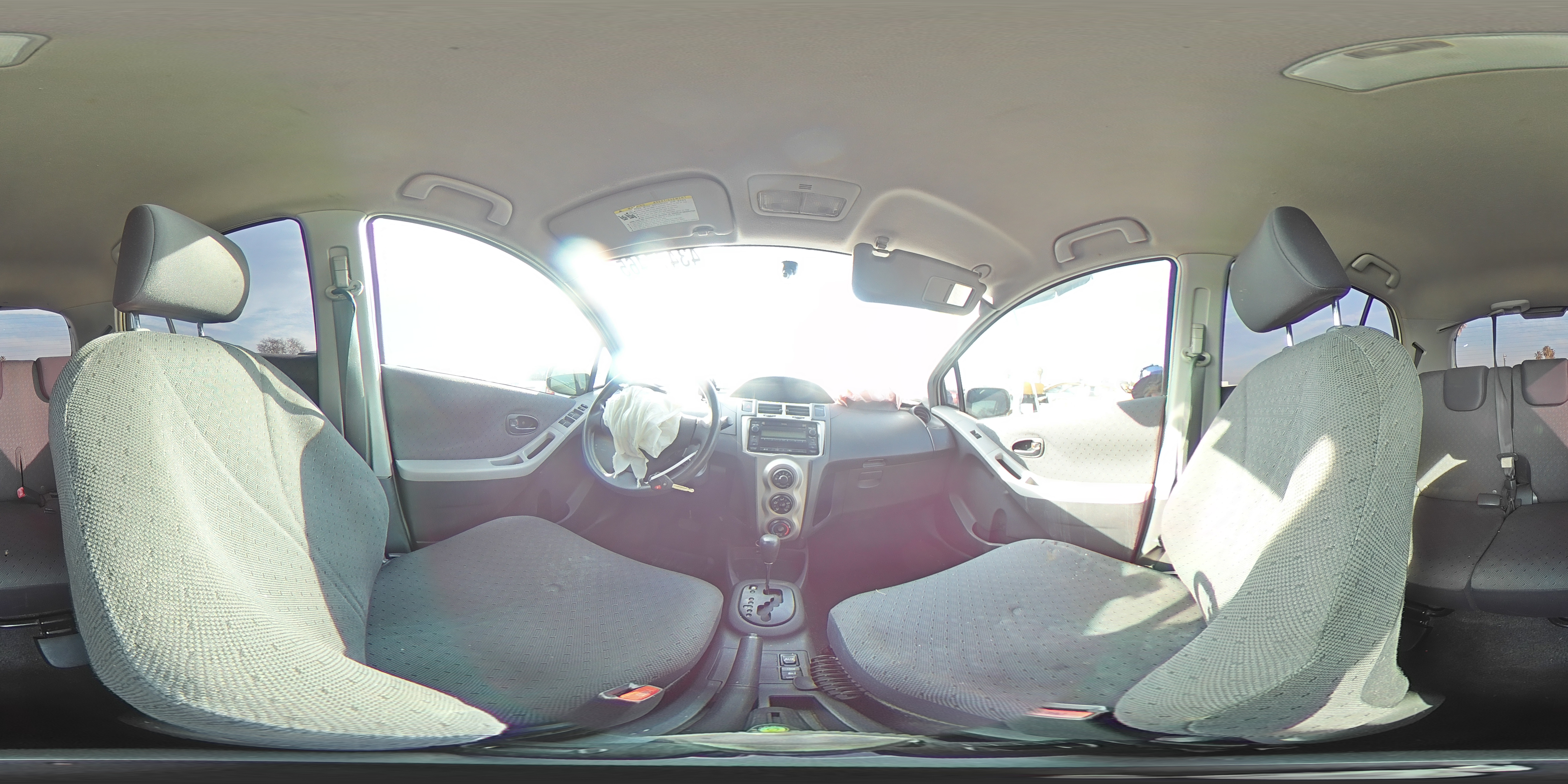 2010 Toyota Yaris VIN JTDKT4K36A5323097 Copart auction photo, front end damage thumbnail 13