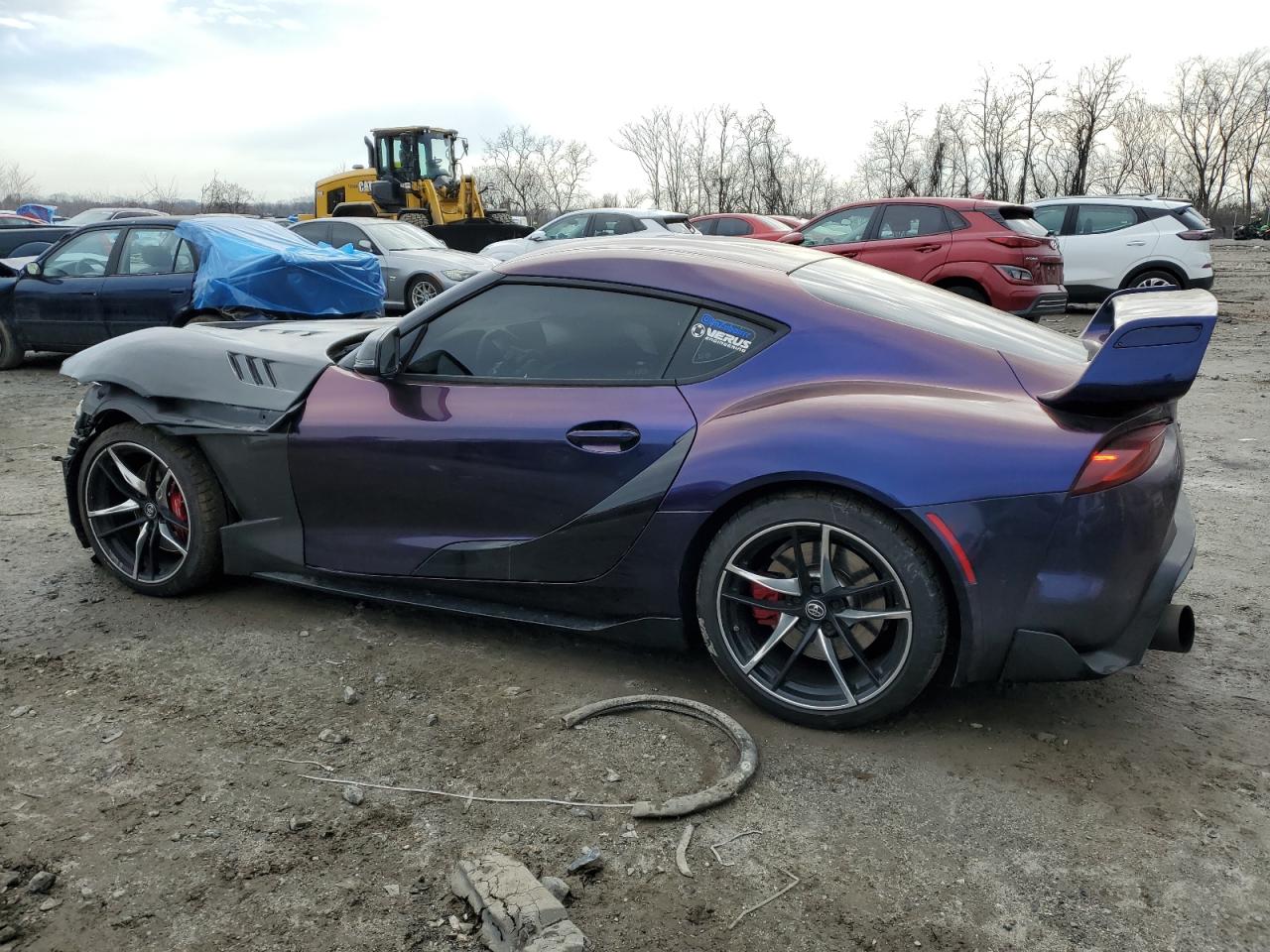 2022 Toyota Supra VIN WZ1DB0C01NW050113 Copart auction photo, front end damage thumbnail 2