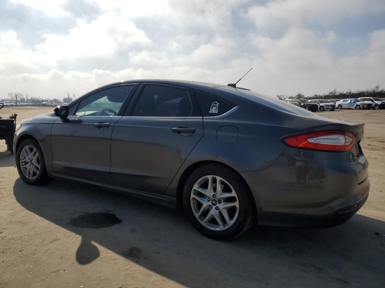 2015 Ford Fusion VIN 3FA6P0H71FR208796 Copart auction photo, side / rear end damage thumbnail 2
