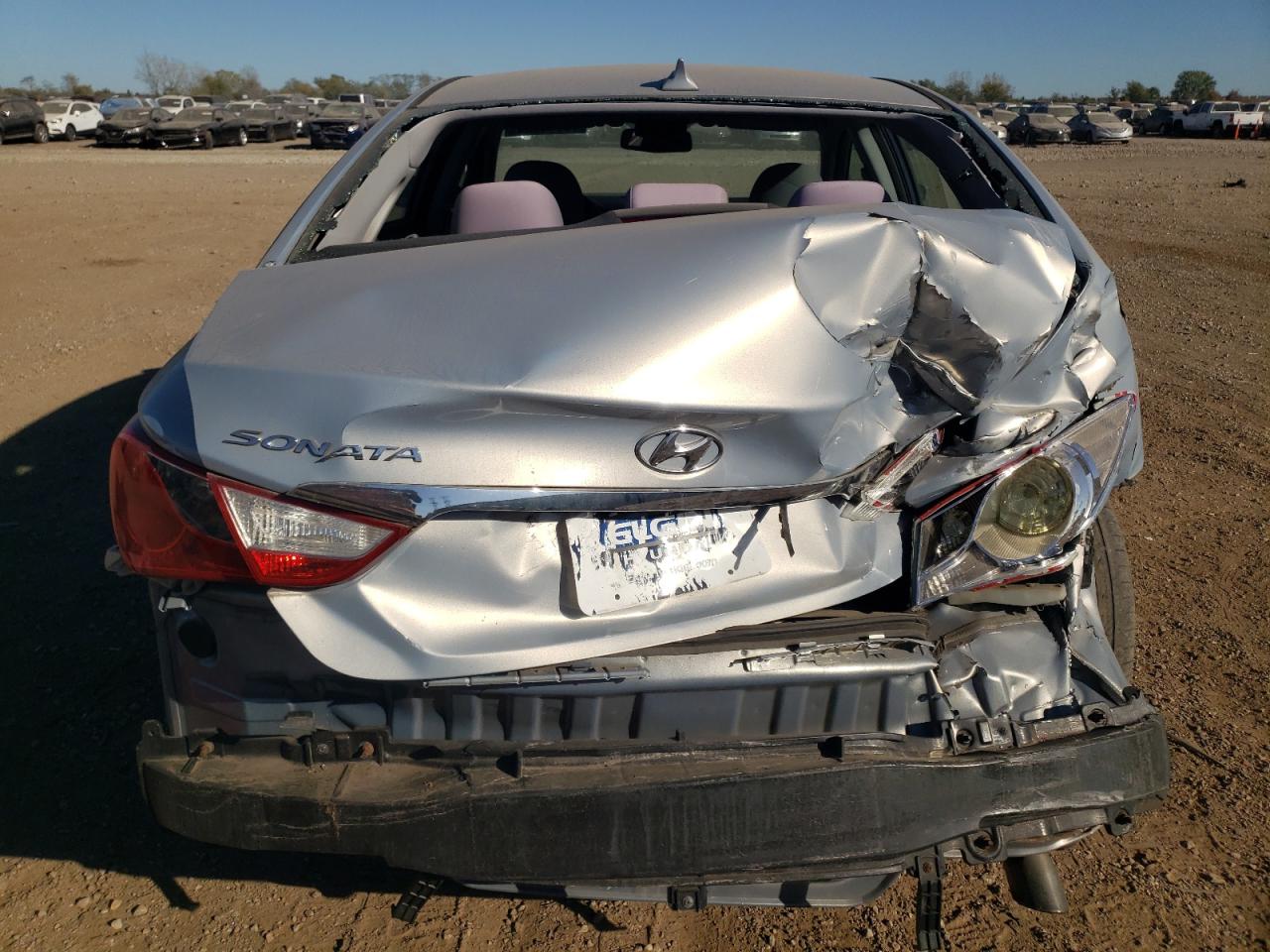 2013 Hyundai Sonata VIN 5NPEB4AC6DH739429 Copart auction photo, rear end damage thumbnail 6
