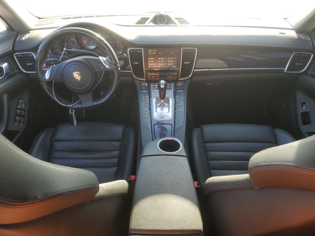 2015 Porsche Panamera VIN WP0AA2A77FL000948 Copart auction photo, front end / undercarriage damage thumbnail 8