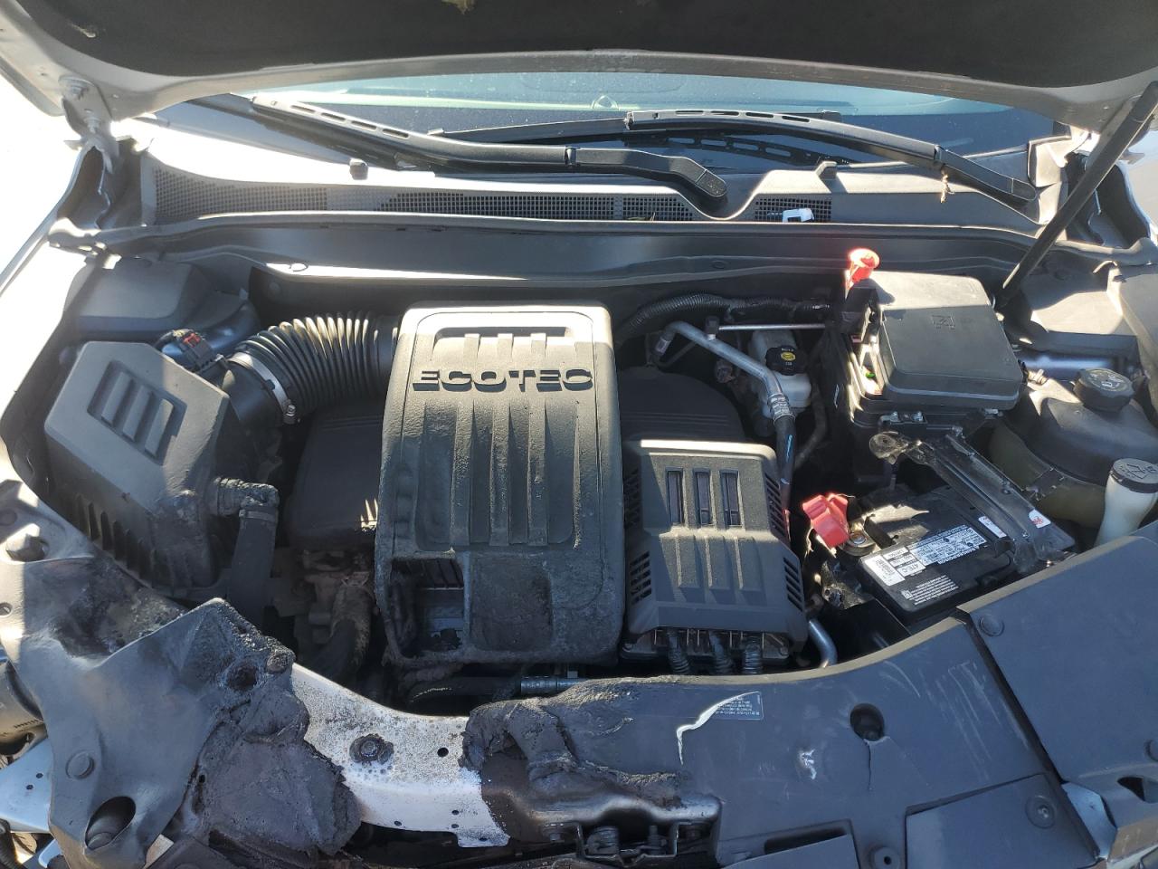2014 Chevrolet Equinox VIN 2GNALBEK5E6316176 Copart auction photo, front end / burn - engine damage thumbnail 12