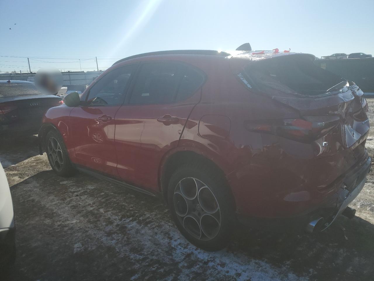 2020 Alfa Romeo Stelvio VIN ZASPAKAN6L7C97571 Copart auction photo, all over damage thumbnail 2