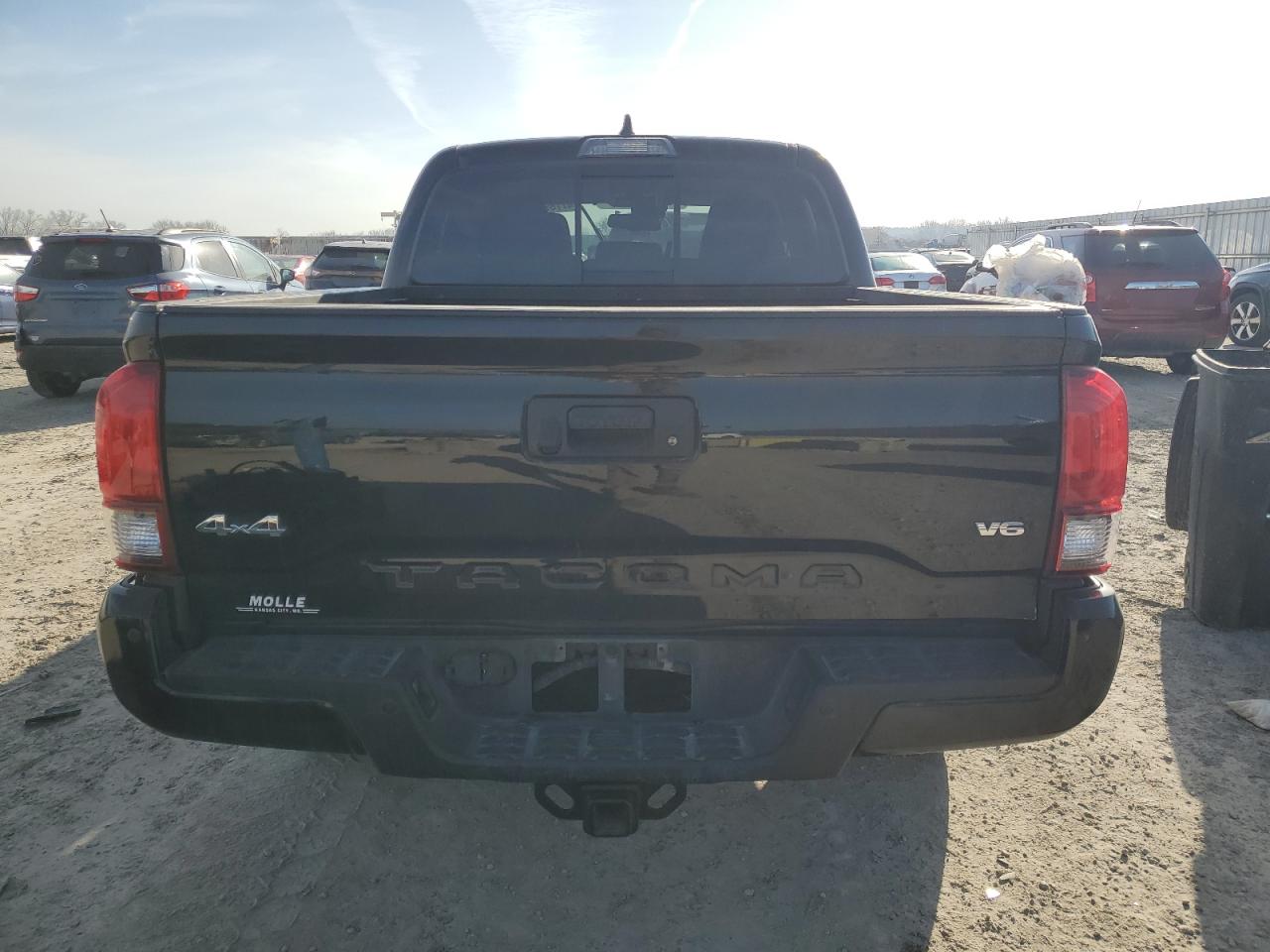 2020 Toyota Tacoma VIN 5TFCZ5AN1LX243256 Copart auction photo, side damage thumbnail 6
