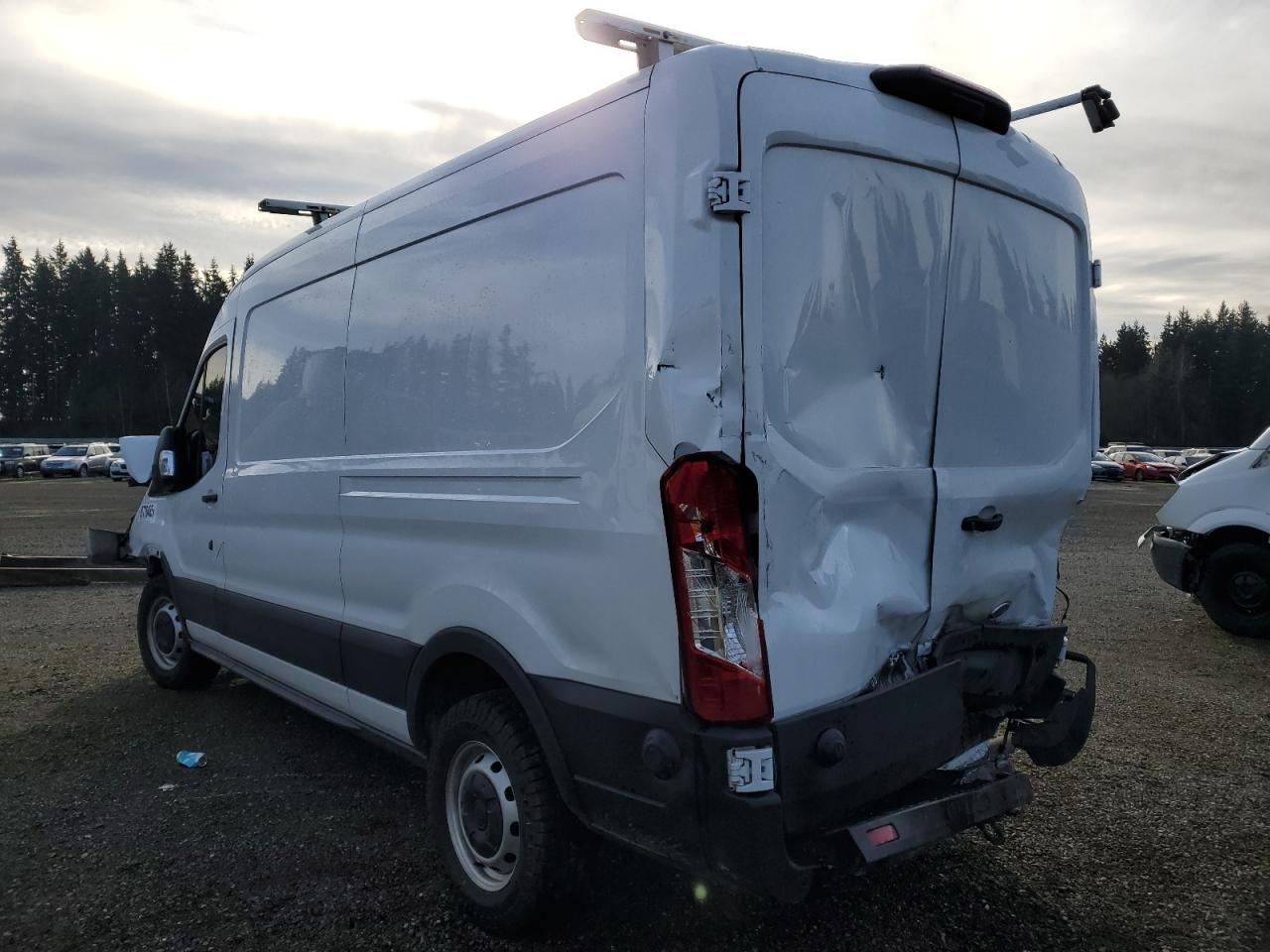 2021 Ford Transit VIN 1FTBR1C89MKA81046 Copart auction photo, front end / rear end damage thumbnail 2