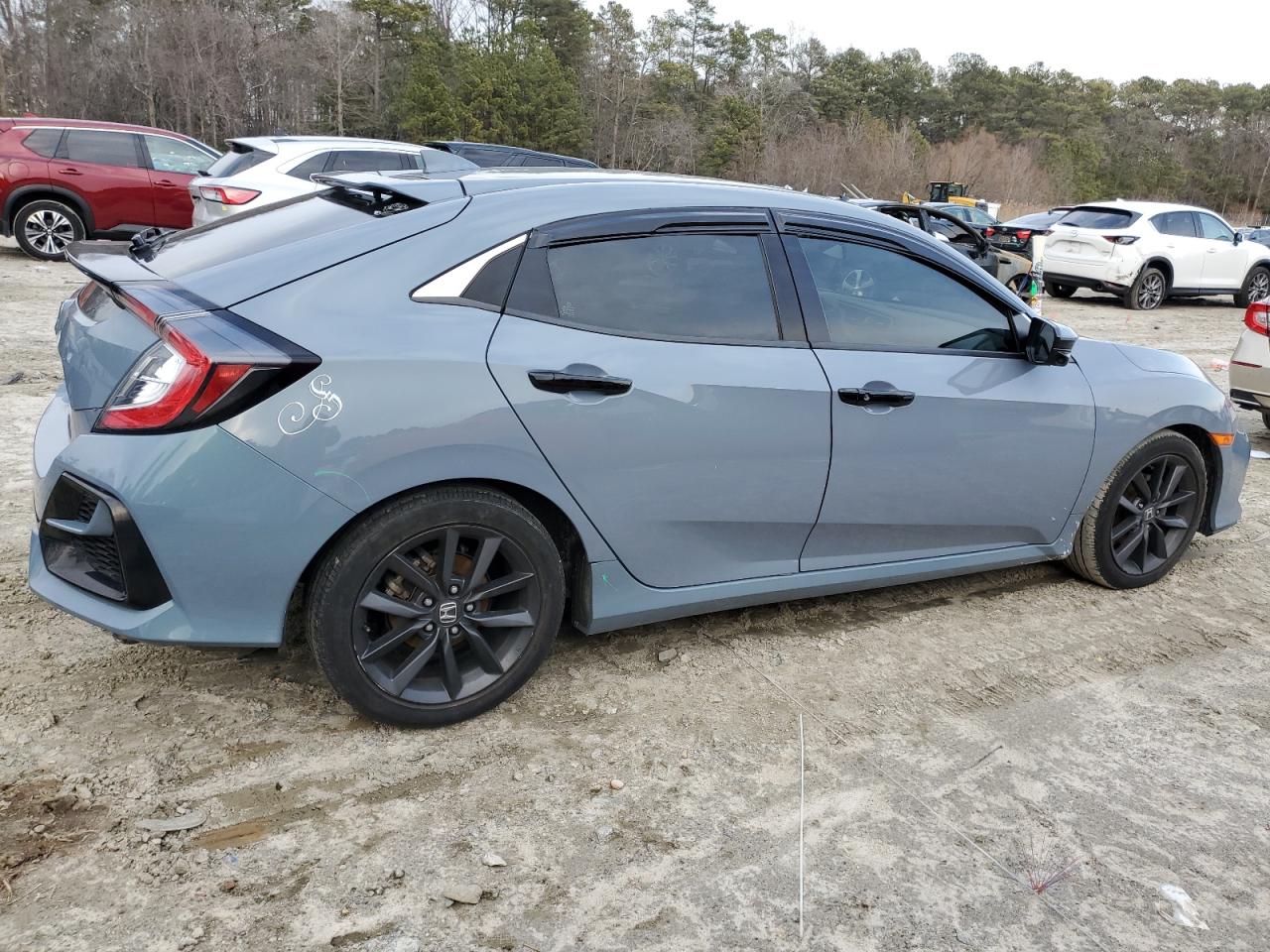 2020 Honda Civic VIN SHHFK7H64LU416630 Copart auction photo, rear end damage thumbnail 3