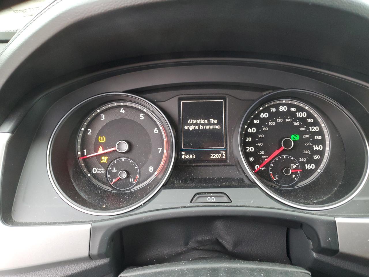 2019 Volkswagen Atlas VIN 1V2XR2CA5KC523809 Copart auction photo, side / front end damage thumbnail 9