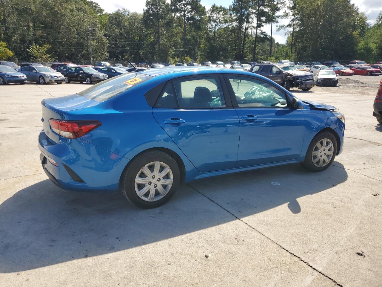 2022 KIA Rio VIN 3KPA24AD3NE471694 Copart auction photo, biohazard/chemical / front end damage thumbnail 3