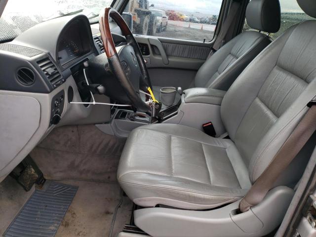 2002 Mercedes-Benz G-klasse VIN WDCYR49EX2X128555 Copart auction photo, rear end damage thumbnail 7