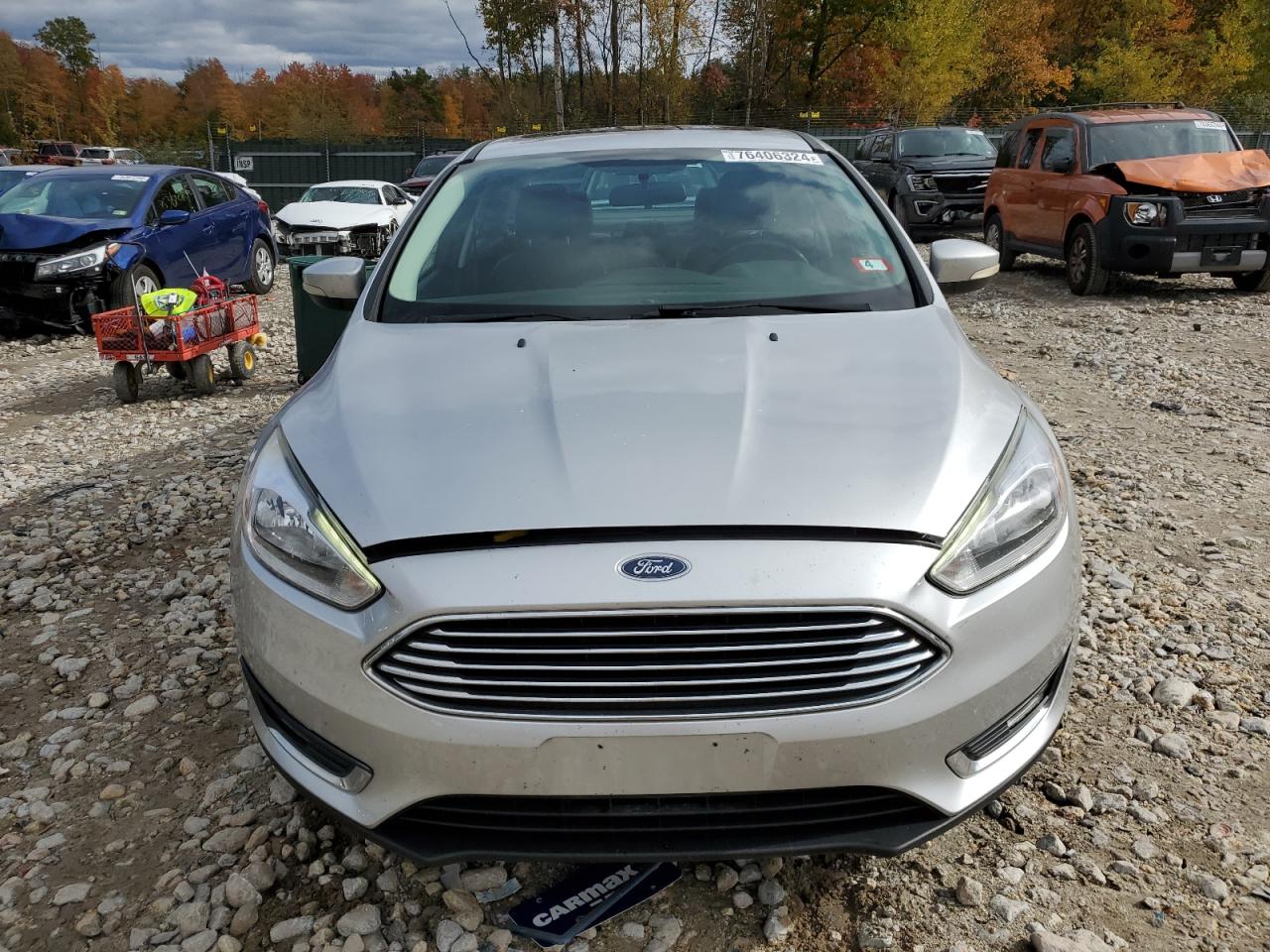 2017 Ford Focus VIN 1FADP3J2XHL201189 Copart auction photo, rear end damage thumbnail 5